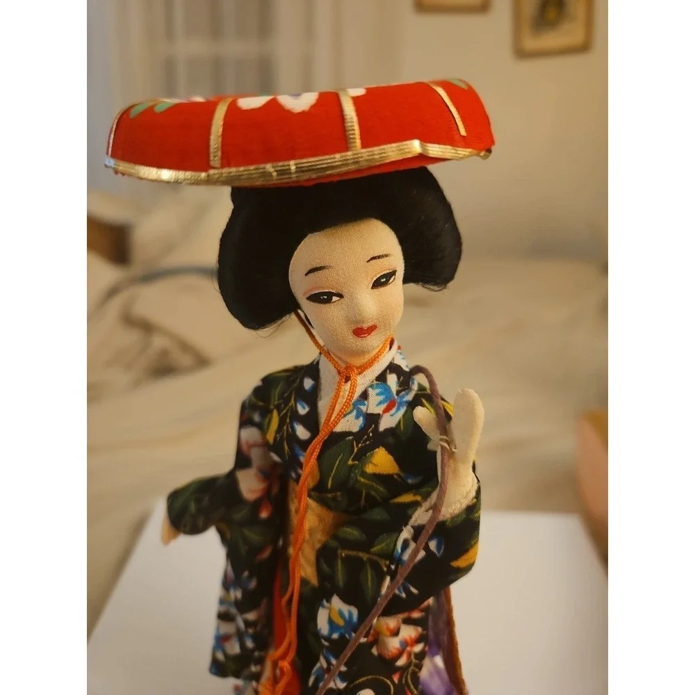 Vintage Japenese Geisha Doll / 10" / FUJIMUSUME‎ - Picture 2 of 10